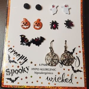 Earrings - Halloween (set of 6)